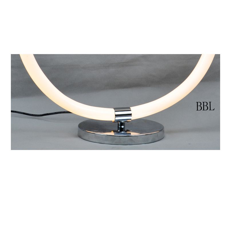 Đèn bàn LED với ống tròn acrylic