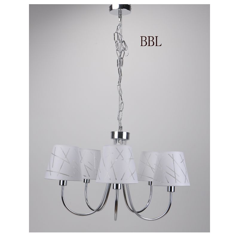 Mặt dây đèn với 5 cái bóng vải