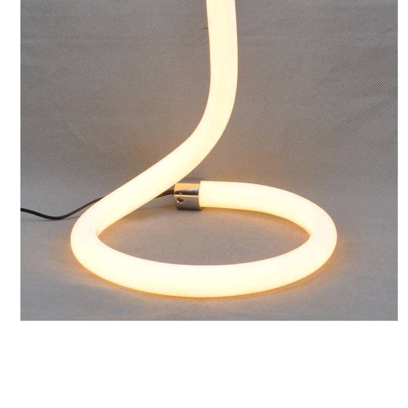 Đèn bàn LED với ống acrylic và không có bóng
