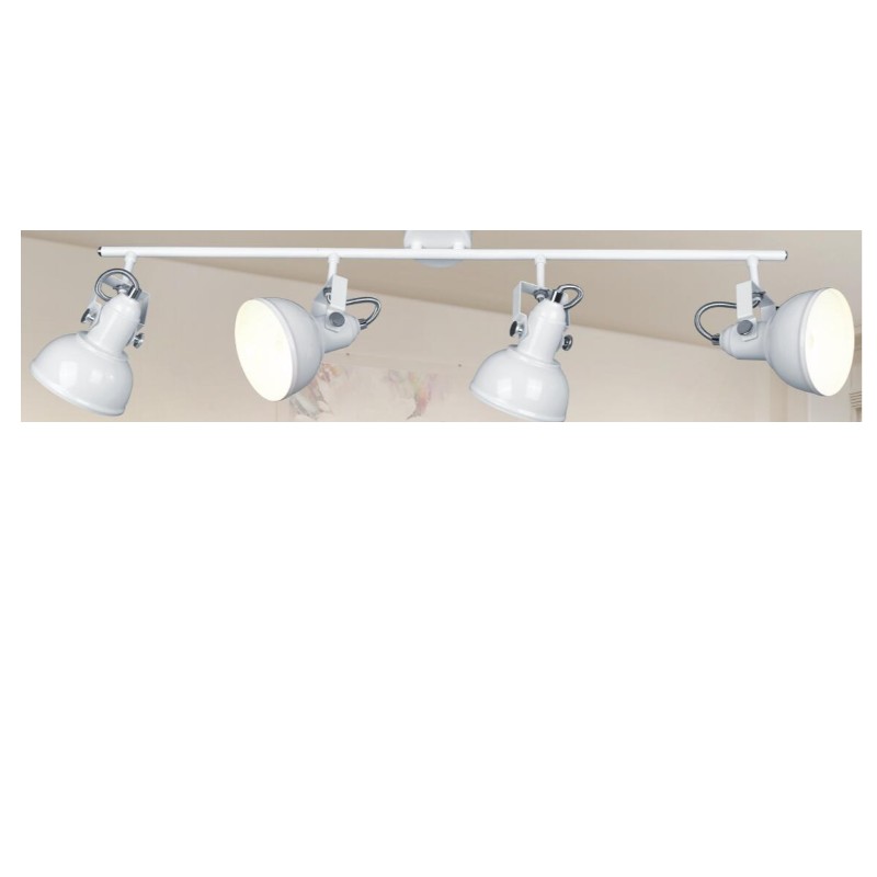 Spot light-4 với bóng kim loại và giá đỡ chữ U